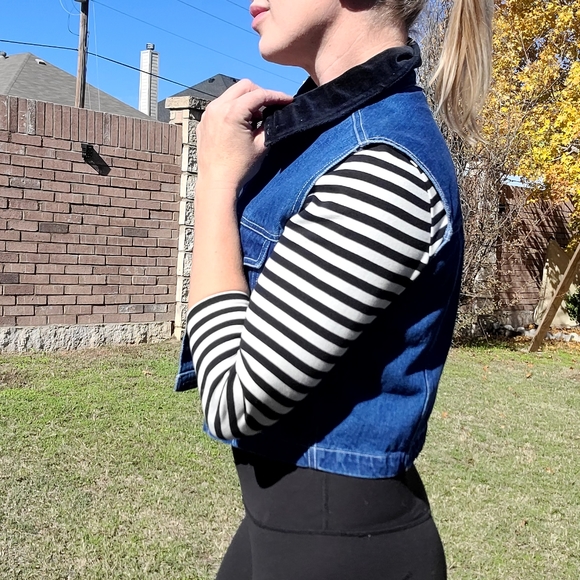 Vintage denim vest - Picture 3 of 9